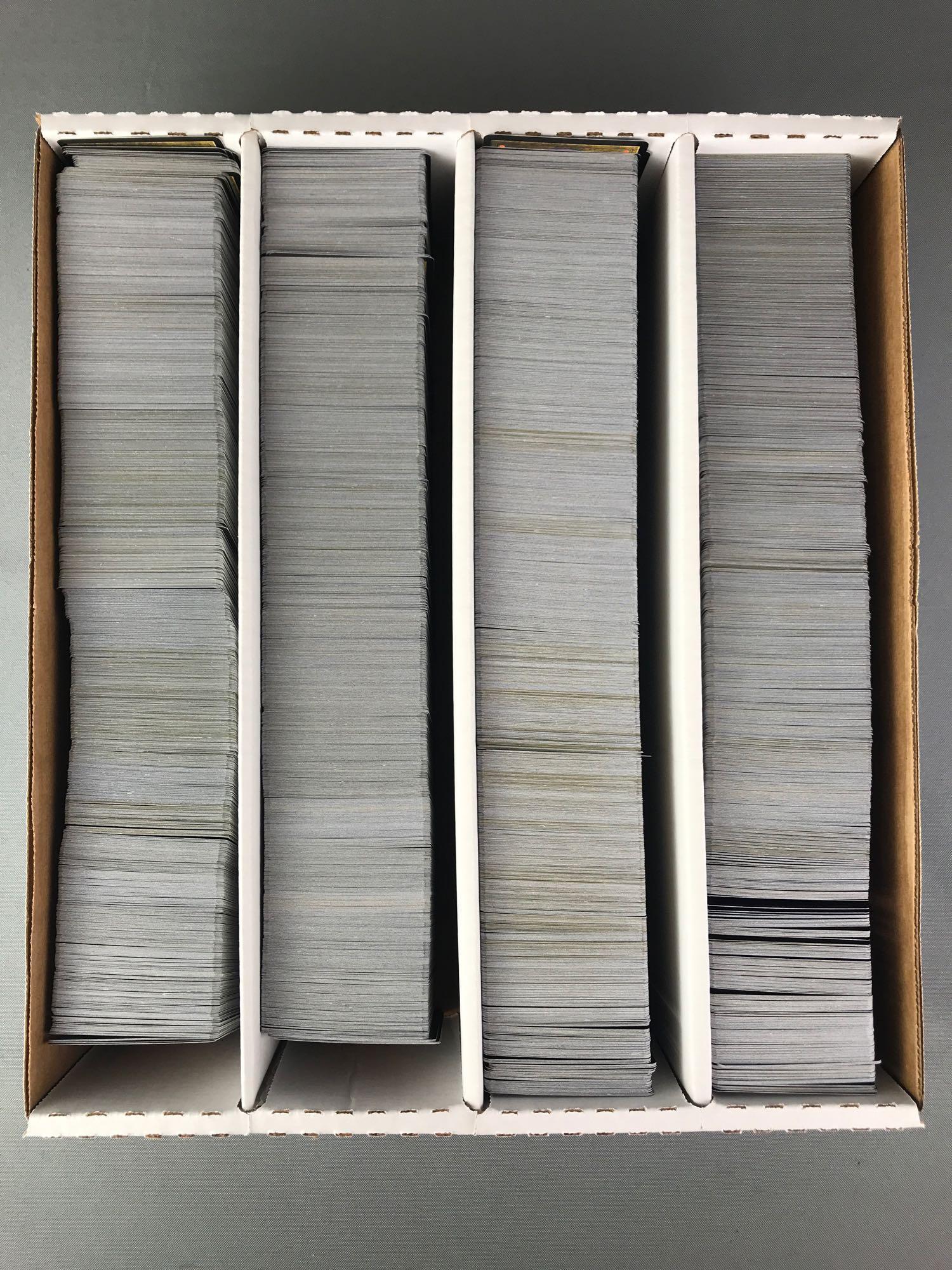 Group of Magic The Gathering Playing Cards: Approximately 4000 cards. Includes duplicates, various dates and series. Unknown contents.