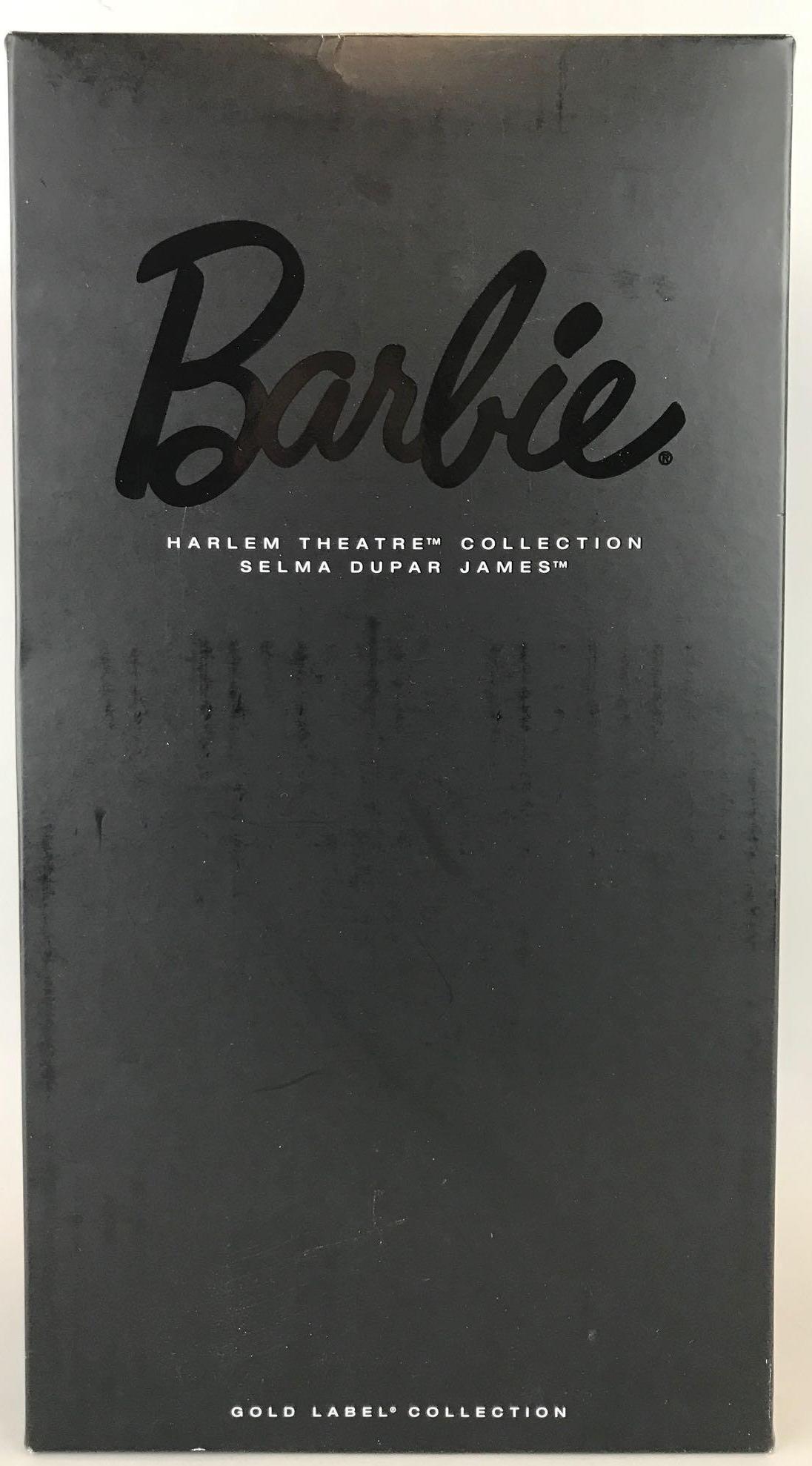 Gold Label Barbie Harlem Theatre Collection Selma Dupar: 11.5 inch doll wears an exquisite plum satin gown with lace bodice and skirt accents. New in original packaging