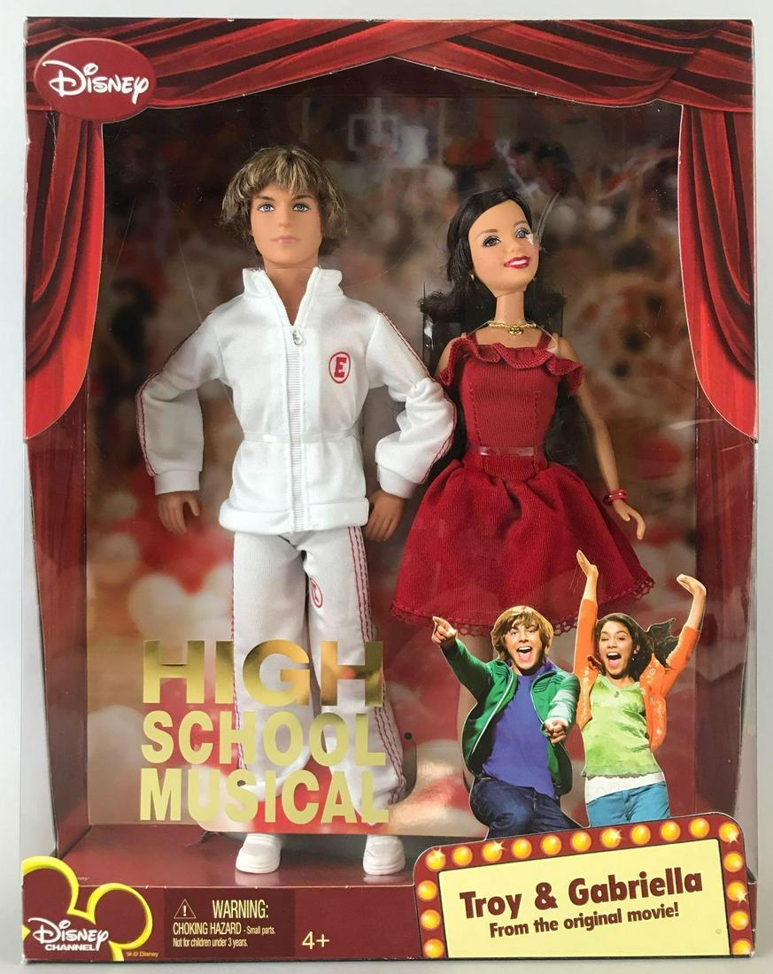 Disney High School Musical Troy And Gabriella Dolls Jun 19 21 Matthew Bullock Auctioneers In Il