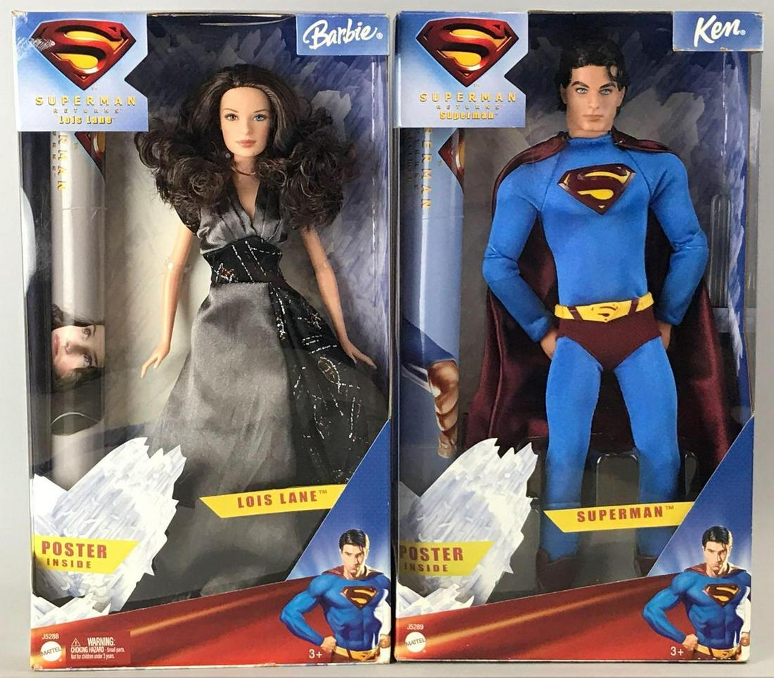Group of 2 Barbie Superman Returns dolls (1 of 4)