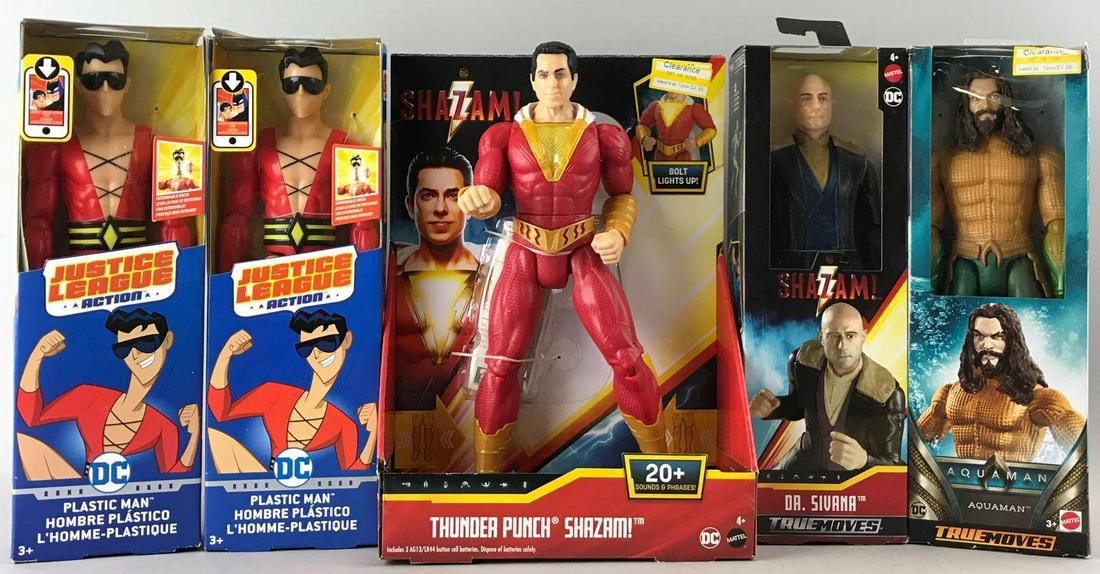 Group of 5 assorted Mattel DC Comics action figures (1 of 5)