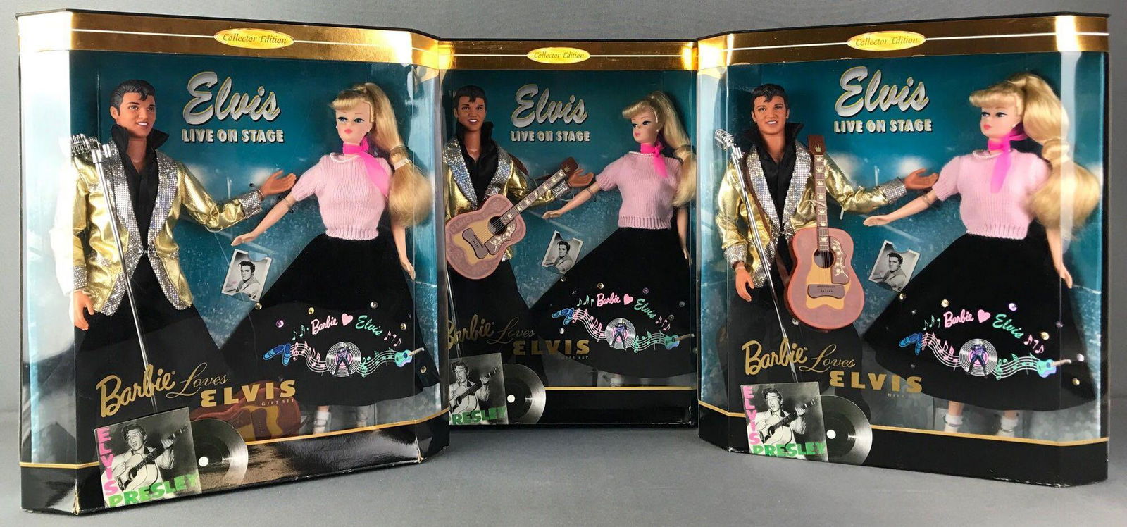 Group of 3 Collector Edition Barbie Loves Elvis Fashion (1 of 7)