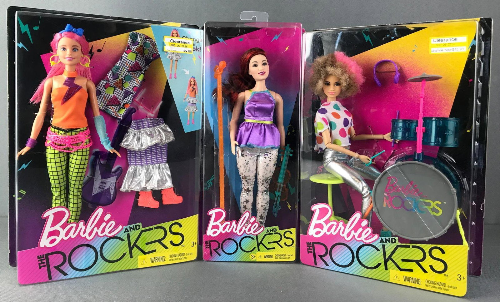 Group of 3 Barbie and The Rockers Fashion Dolls (1 of 7)
