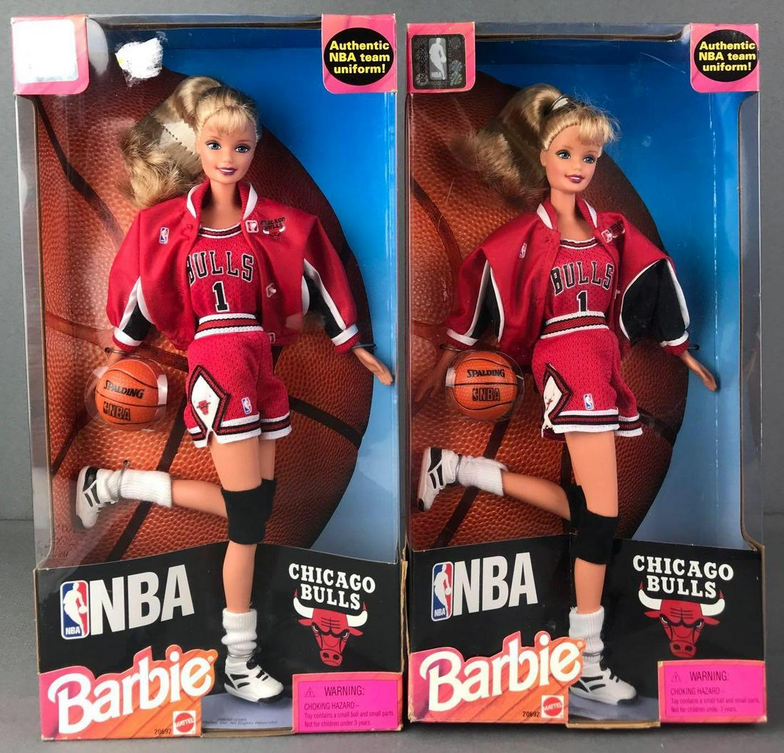 2 Mattel Barbie NBA Chicago Bulls Basketball Fashion (1 of 4)