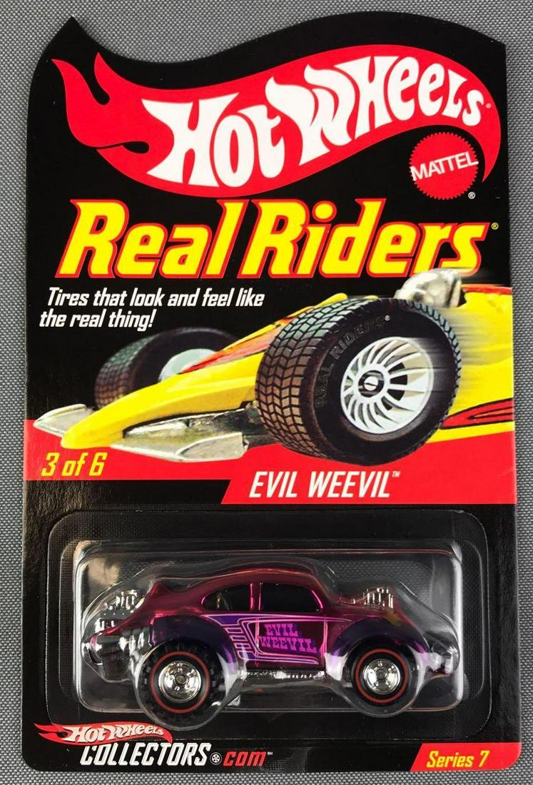 Hot Wheels Real Riders Evil Weevil: Series 7, 04537/10000, die cast, new in original packaging.