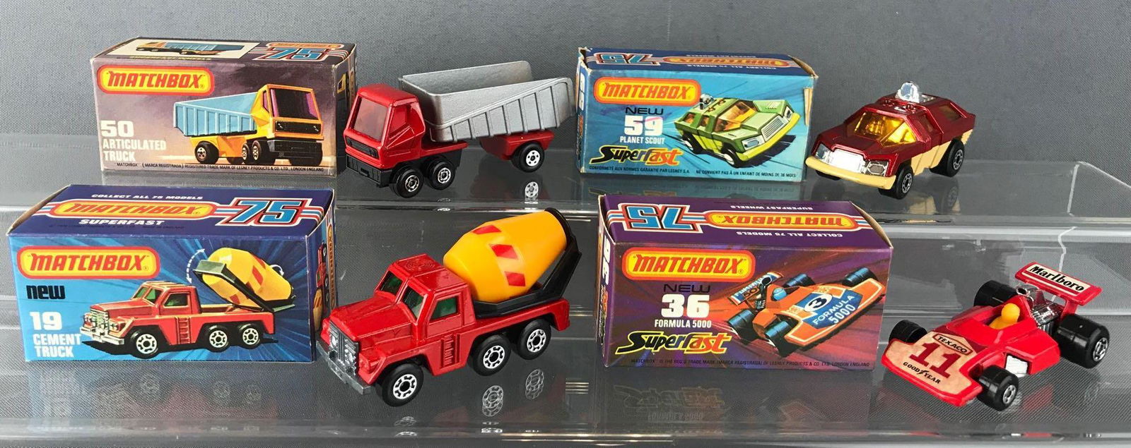 Group of 4 Matchbox Superfast die-cast vehicles (1 of 4)