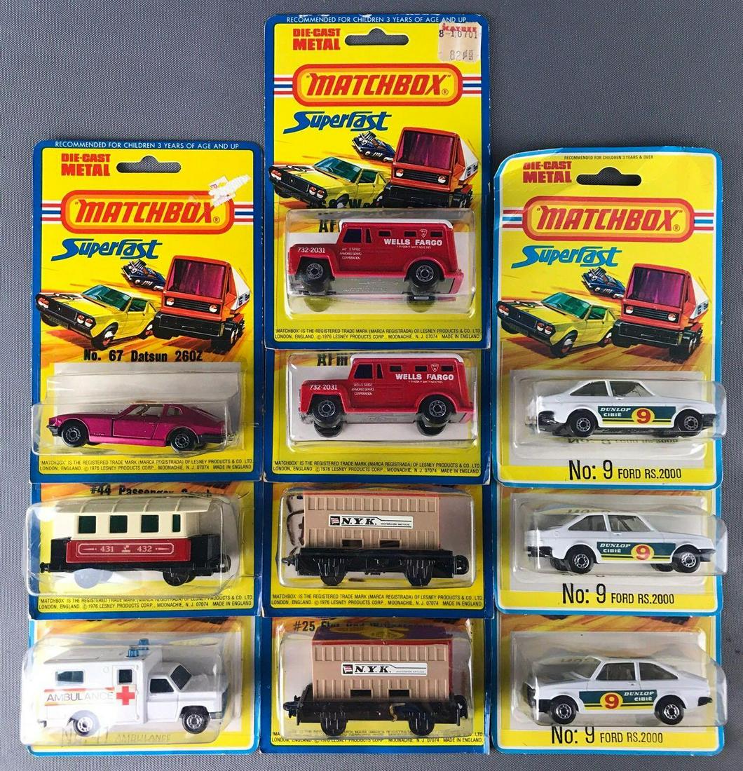 Group of 10 Matchbox Superfast die-cast vehicles (1 of 4)