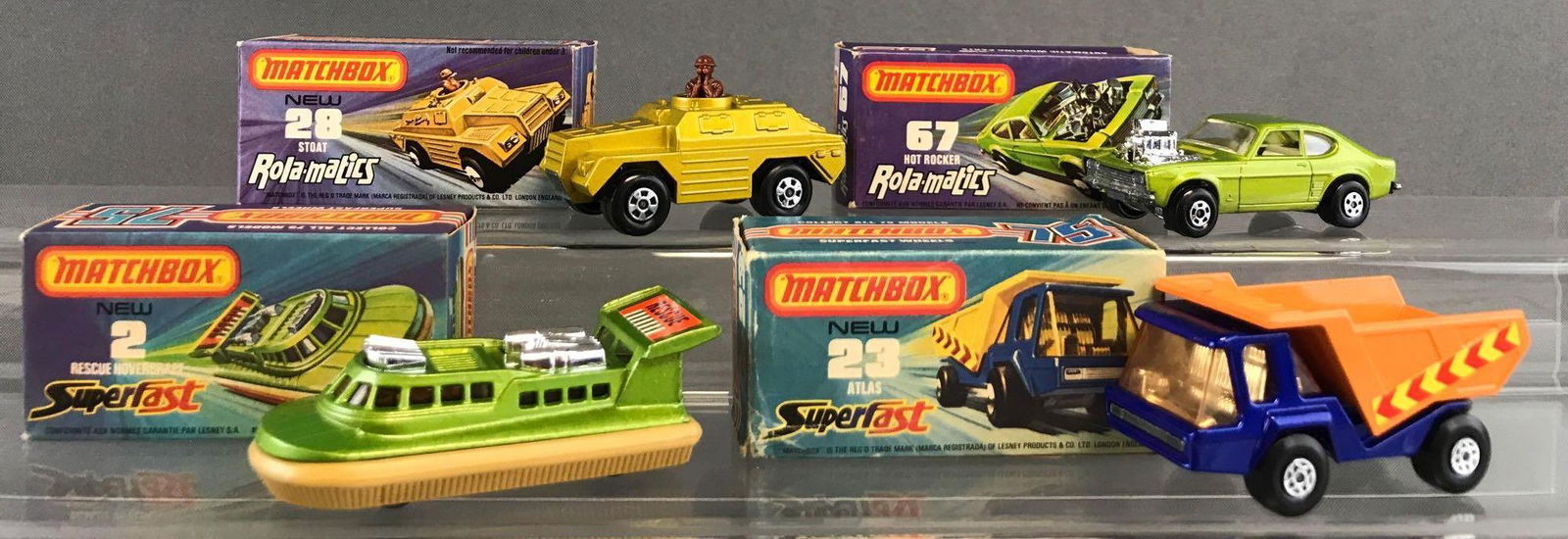 Group of 4 Matchbox die-cast vehicles (1 of 4)