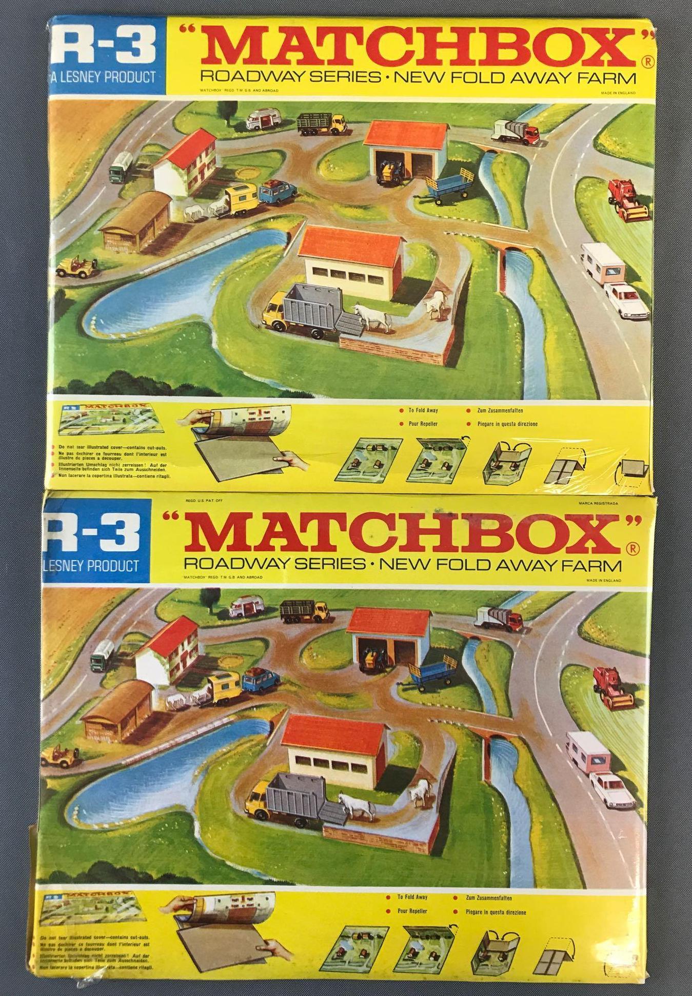 Group of 2 Matchbox No. R-3 Fold Away Farm (1 of 3)