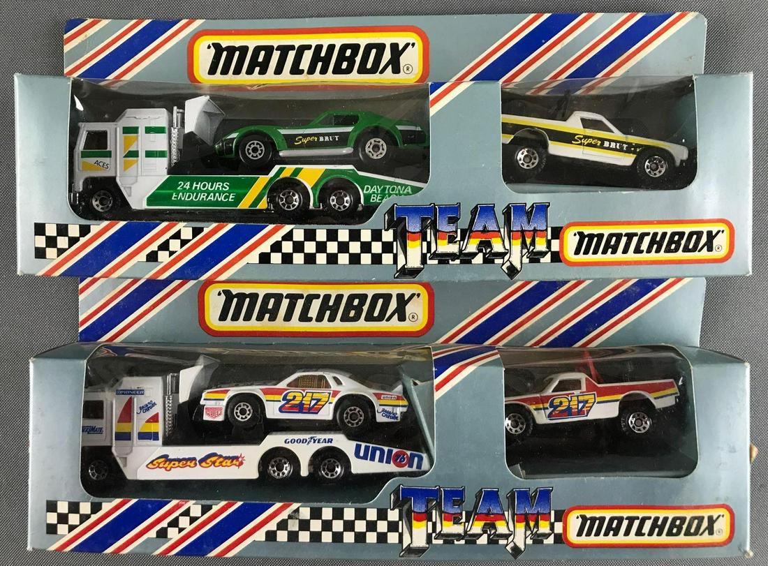 Group of 2 Team Matchbox die-cast vehicle sets (1 of 6)