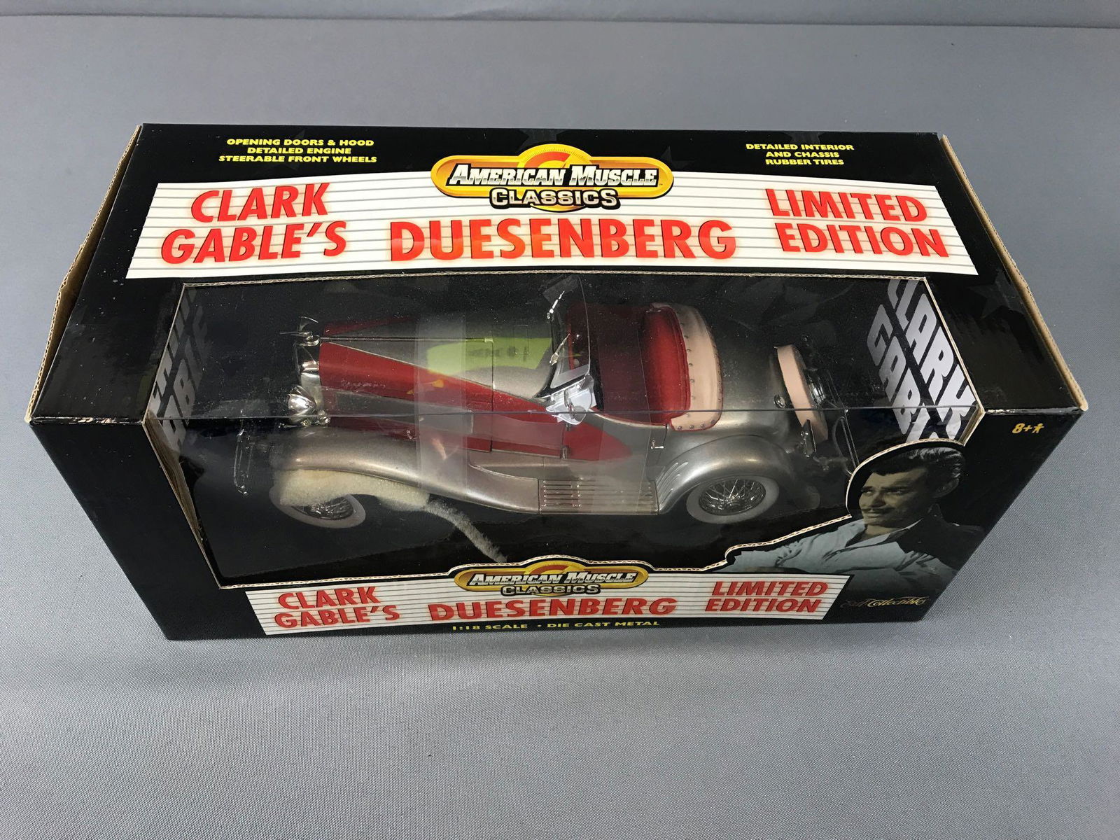 Clark Gable Duesenberg Die Cast Car. (1 of 3)