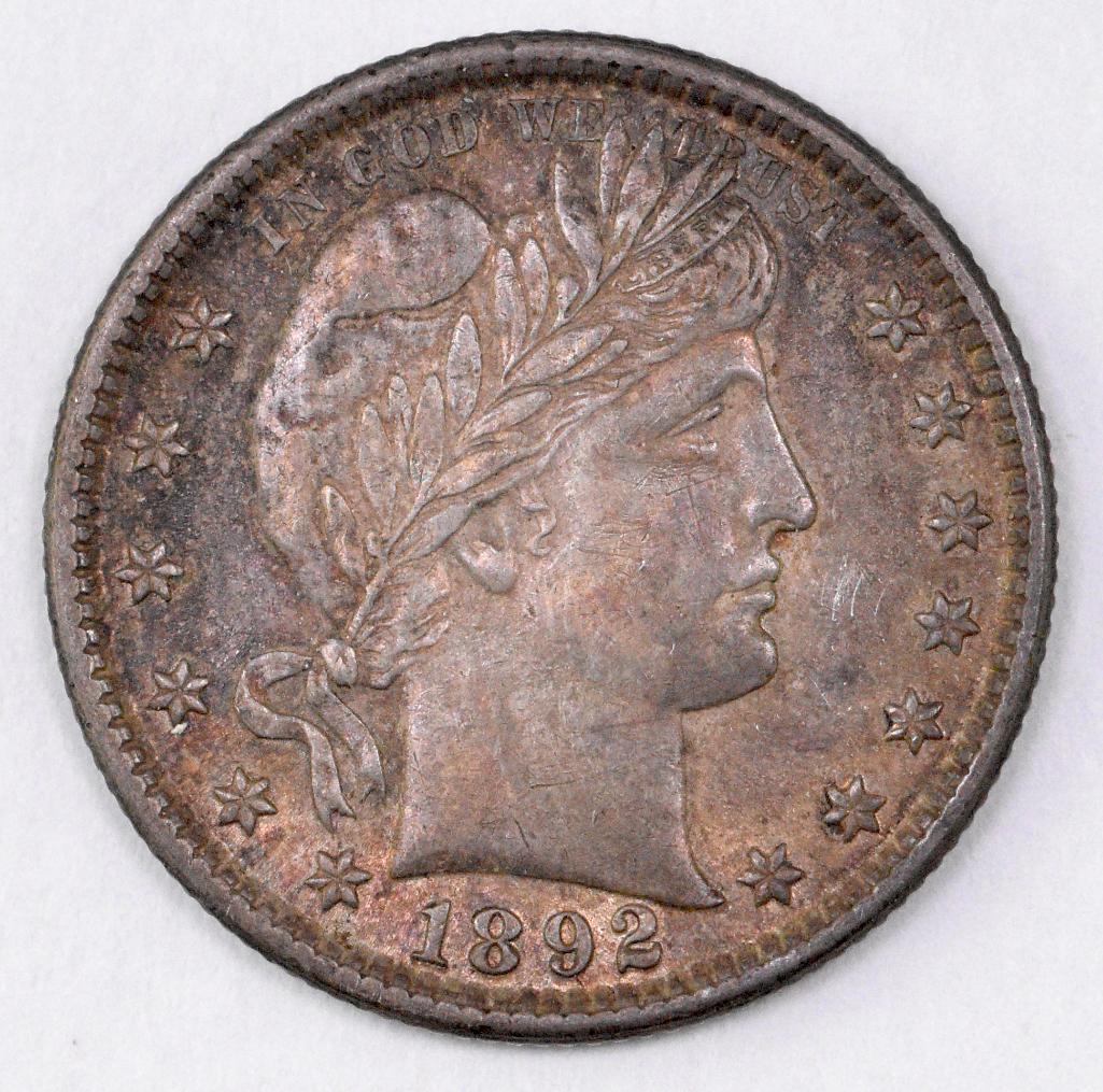 1892 Barber Silver Quarter (1 of 2)
