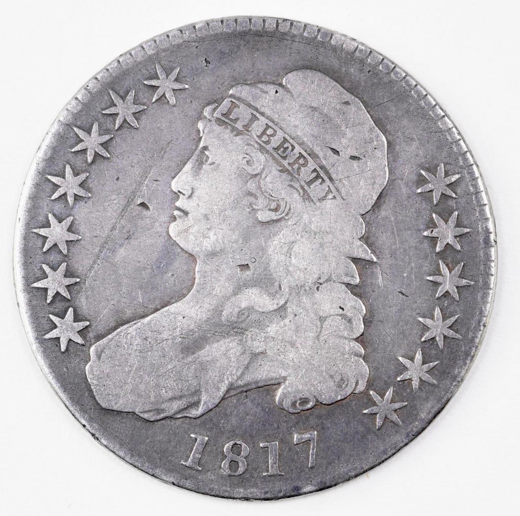 1817 Capped Bust Silver Half Dollar (1 of 2)
