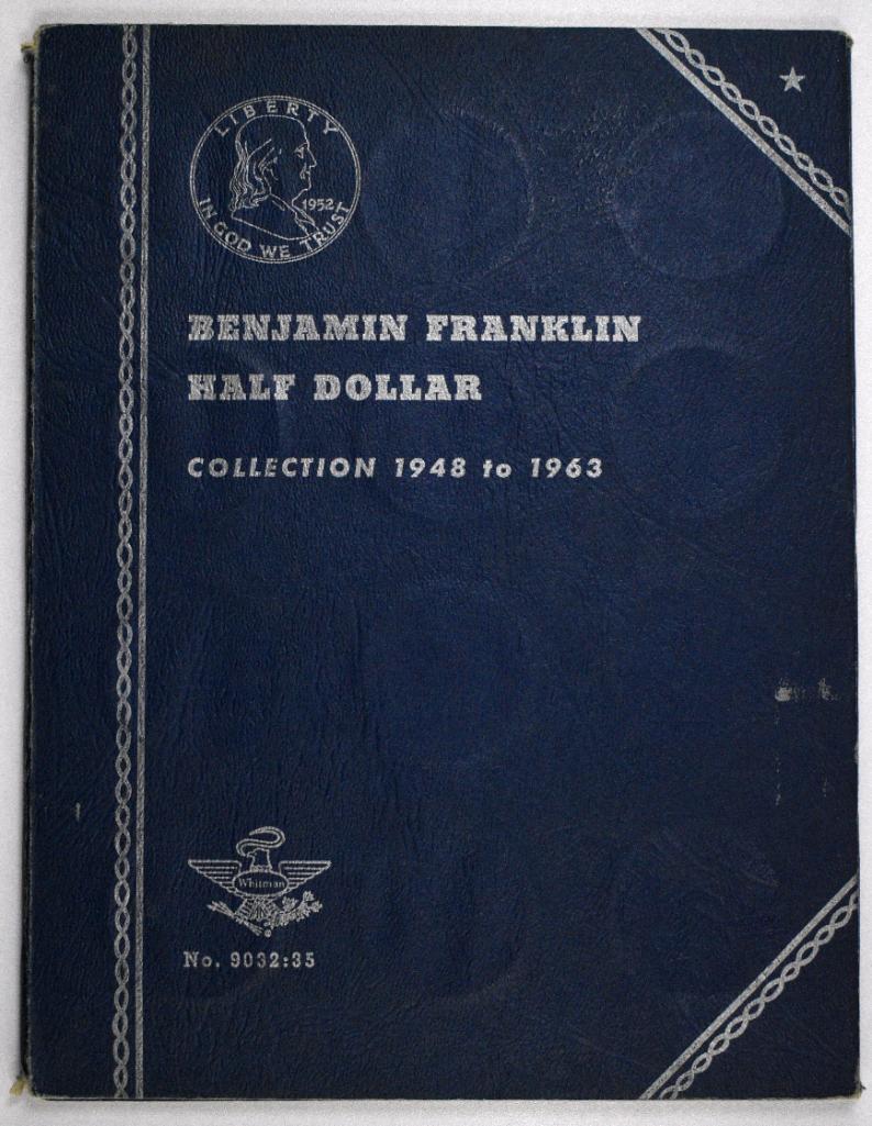 Complete (35) Coin Franklin Silver Half Dollar Set (1 of 4)