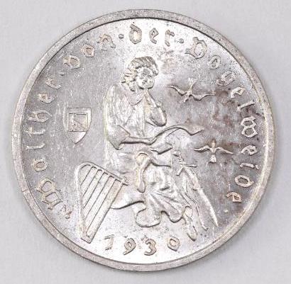 1930-A Germany - Weimar Republic 3 Reichsmark (1 of 2)