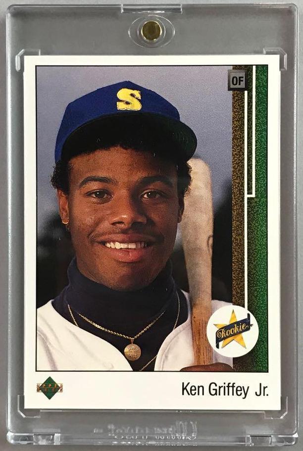 1989 Upper Deck Ken Griffey Jr Card (1 of 2)