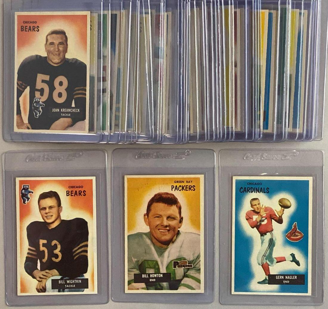 Group of 45 1955 Bowman Football Cards (1 of 3)