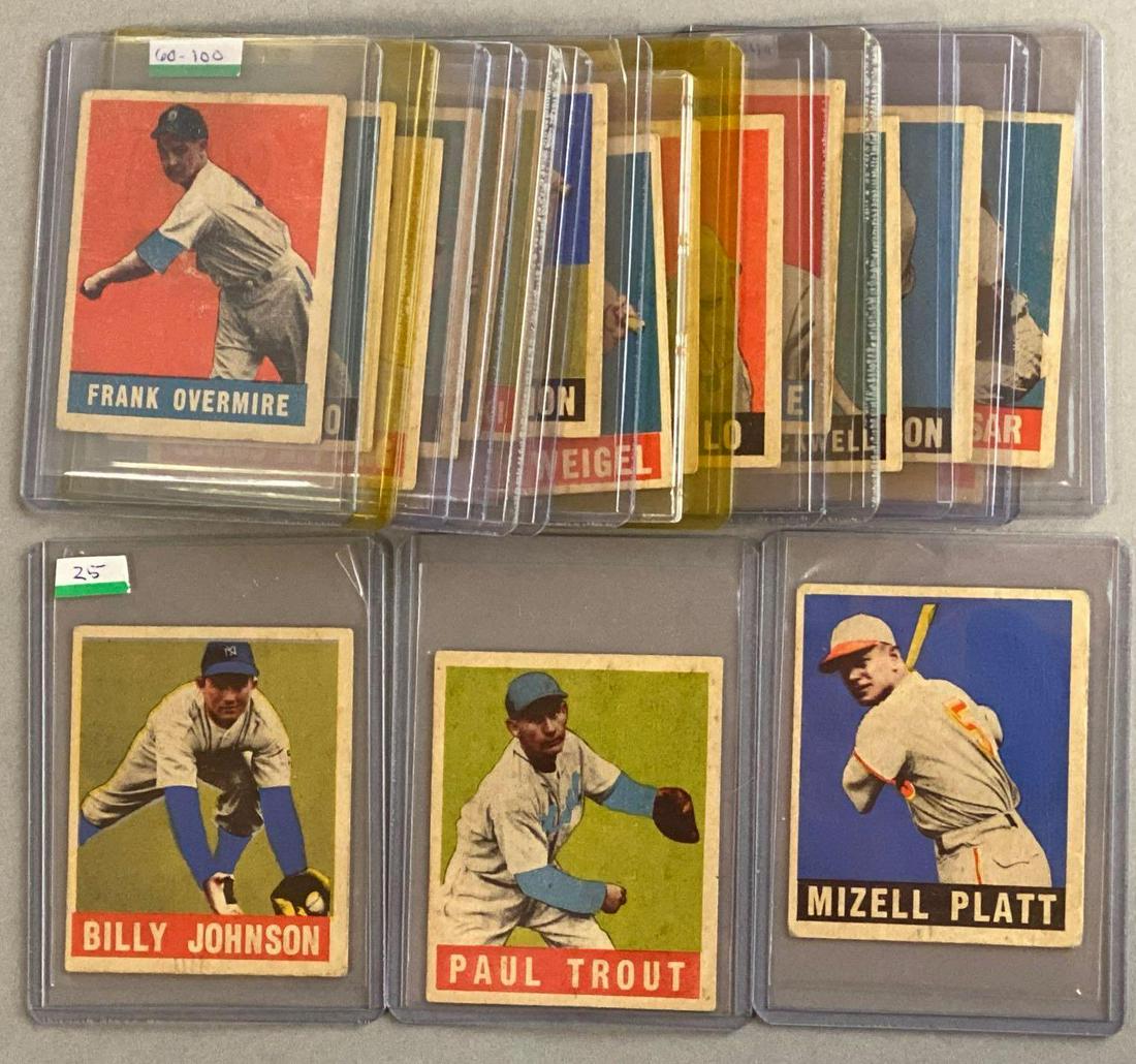 Group of 18 1949 Leaf Baseball Cards (1 of 5)