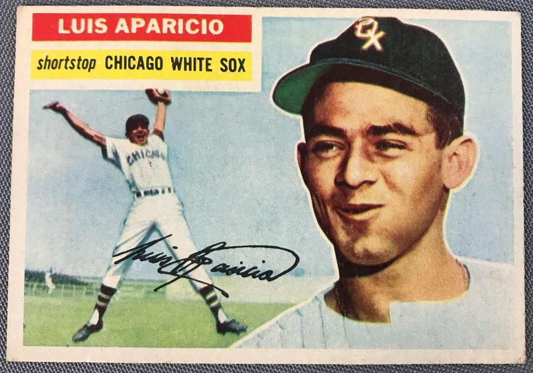 1956 Topps Luis Aparicio #292 Rookie Baseball Card (1 of 2)
