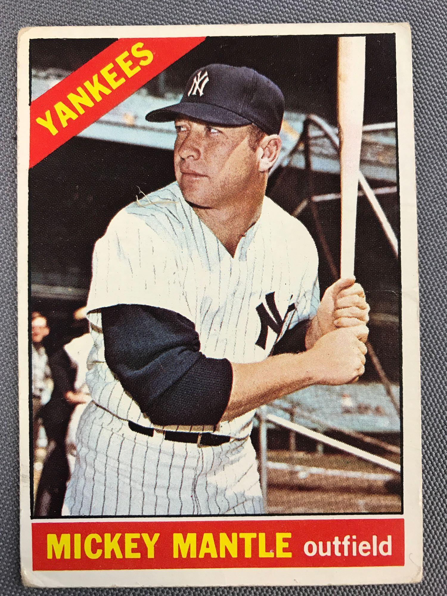 1966 Topps Mickey Mantle #50 (1 of 2)