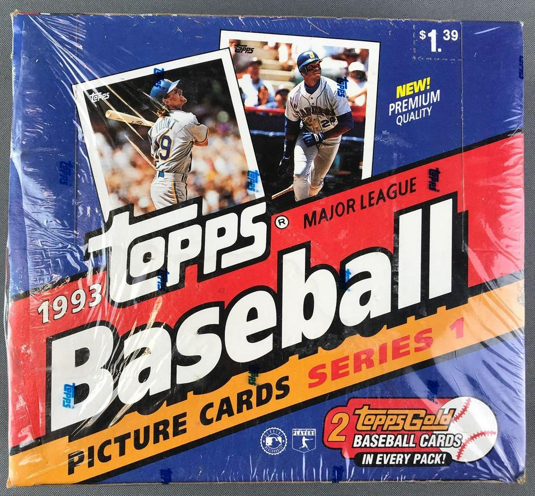 1993 Topps Baseball Series 1 Cello Box (1 of 4)