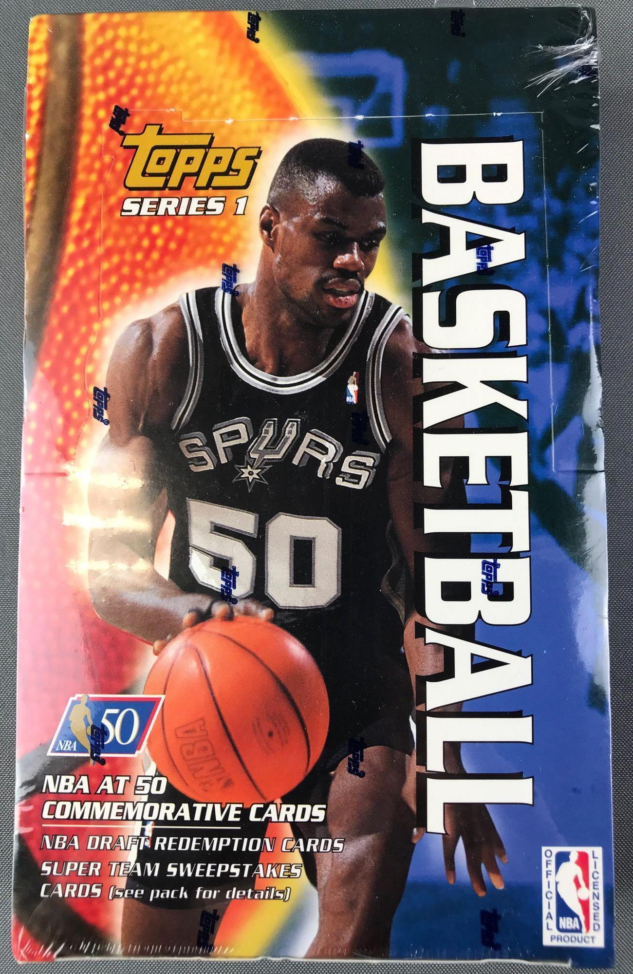 1996 Topps Basketball Series 1 Sealed Box (1 of 4)