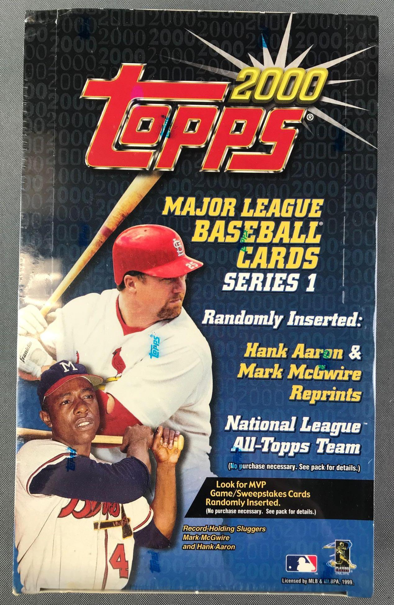 2000 Topps Baseball Series 1 Sealed Box (1 of 4)