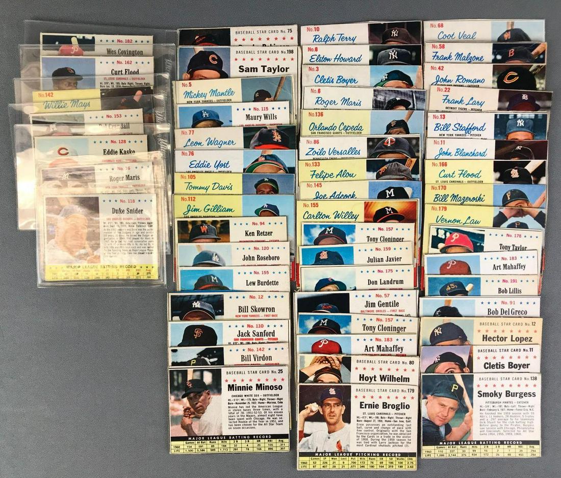 Group of Post and Jello Baseball Cards (1 of 4)