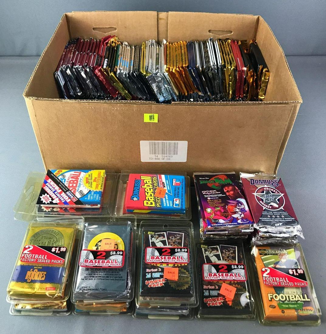 Huge Group Of Vintage Trading Card Packs