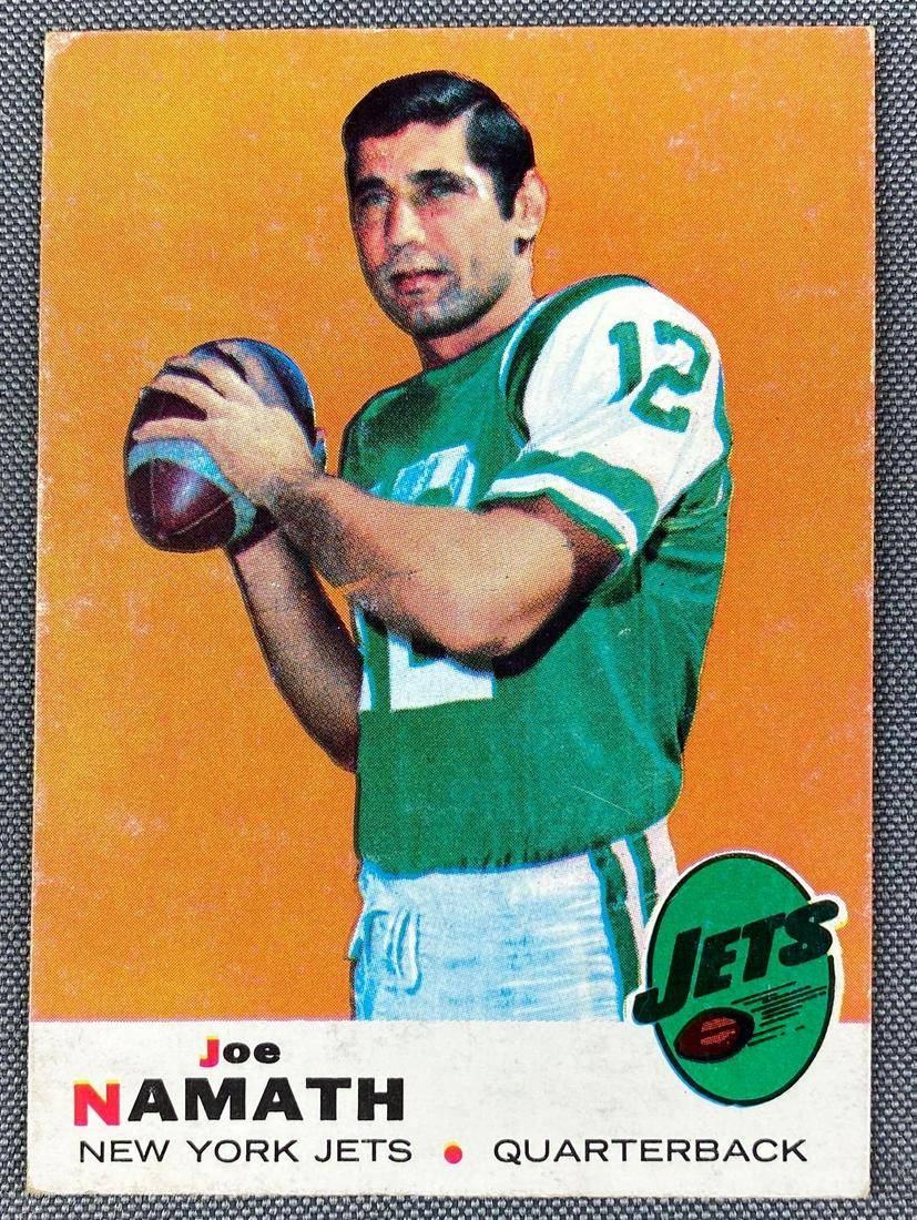 1969 Topps Joe Namath #100: New York Jets