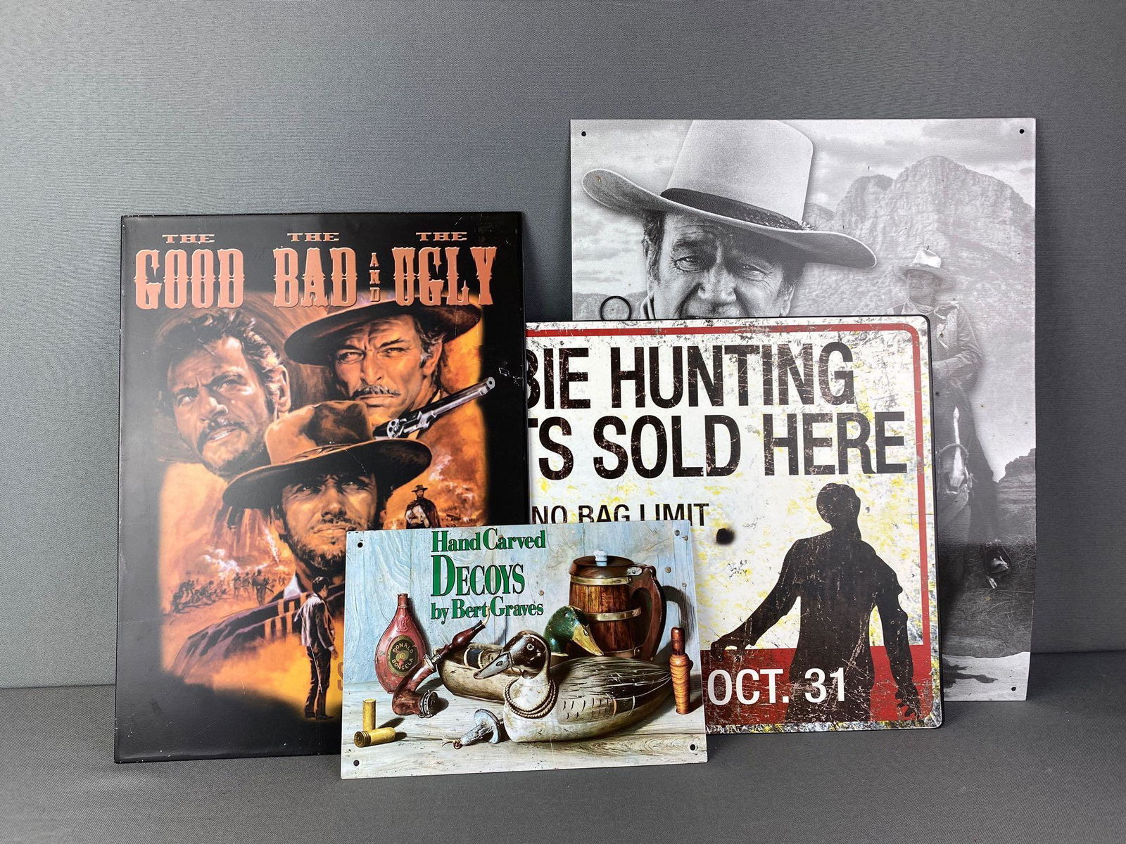 Group of 4 Signs (1 of 3)