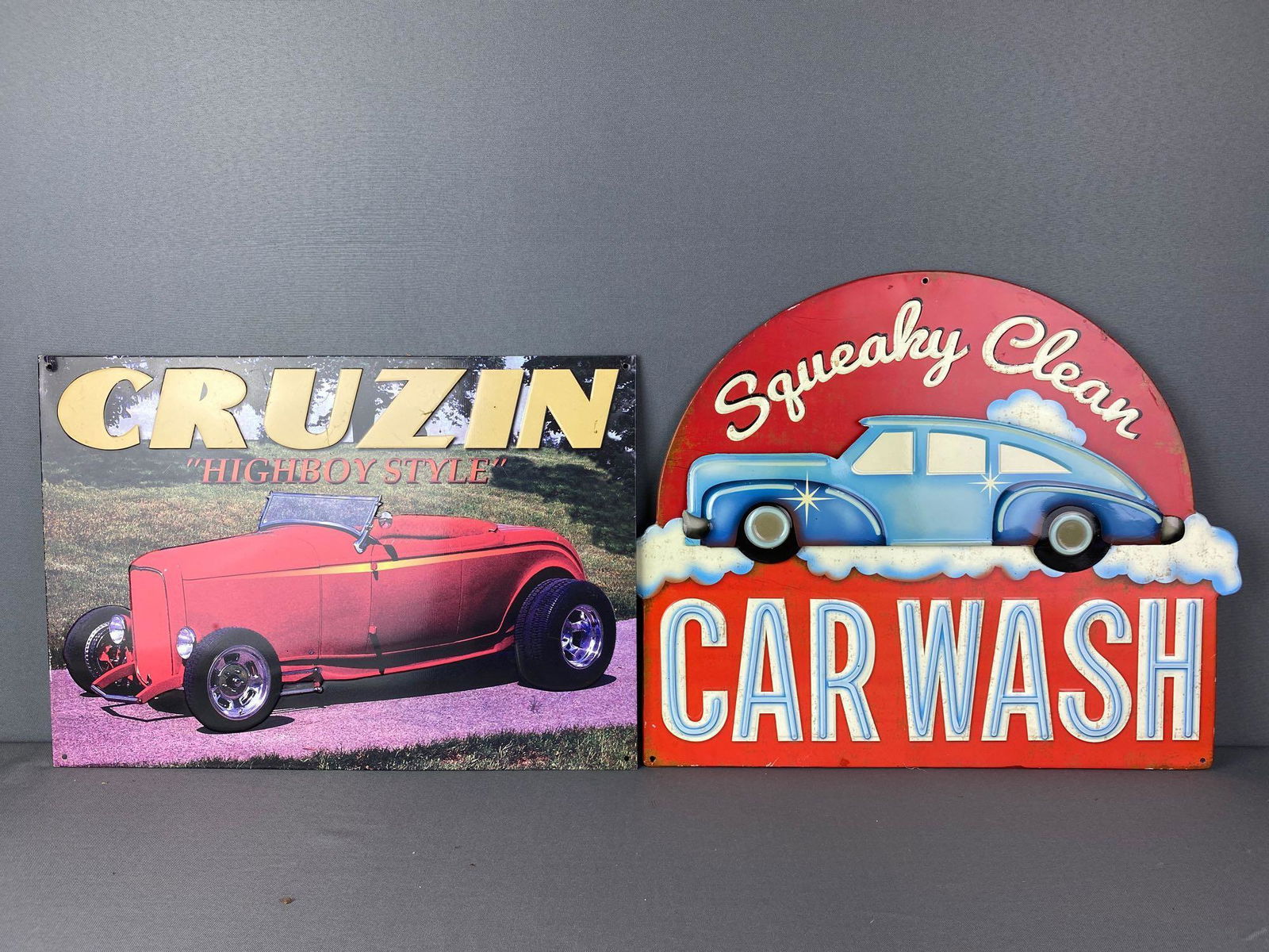 Group of Reproduction Advertising Signs (1 of 4)