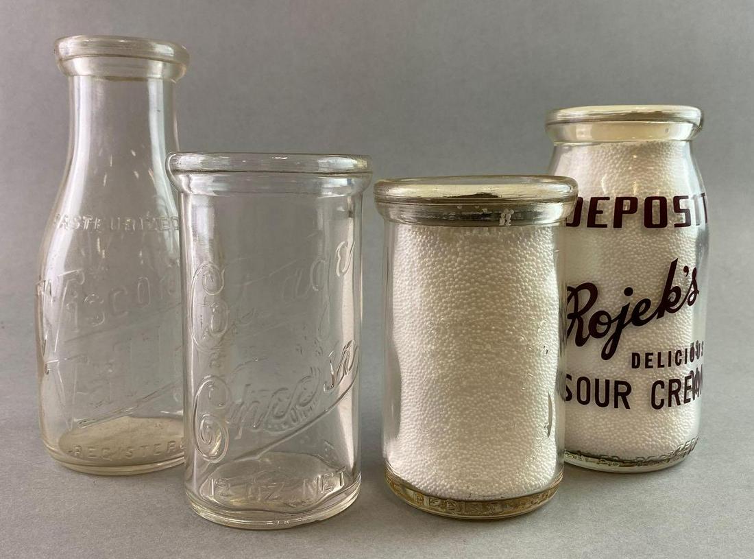 Group of 4 Milk and Dairy Bottles (1 of 8)