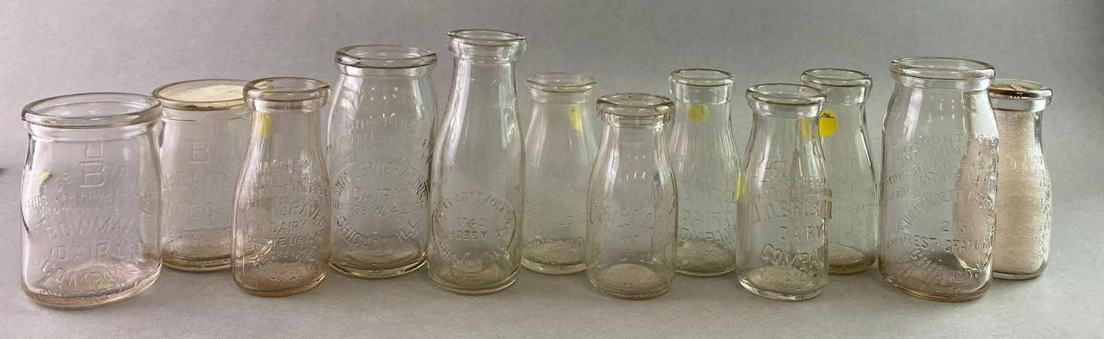 Group of 12 Antique Chicago Dairy Bottles (1 of 7)