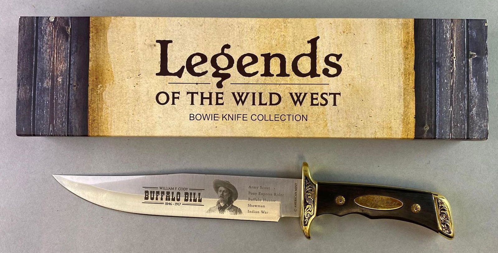 Legends of the Wild West Buffalo Bill Bowie Knife (1 of 6)