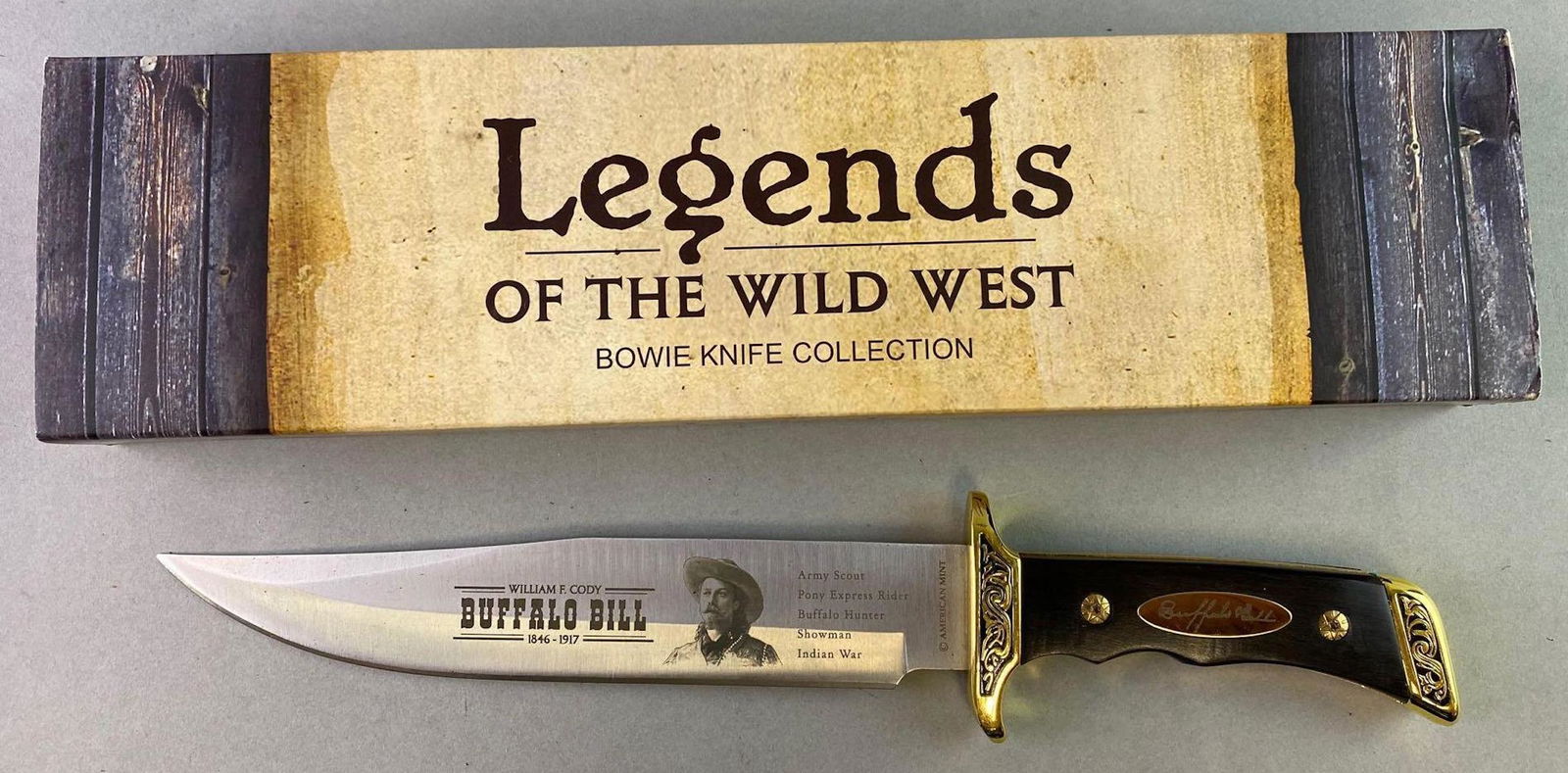 Legends of the Wild West Buffalo Bill Bowie Knife (1 of 6)