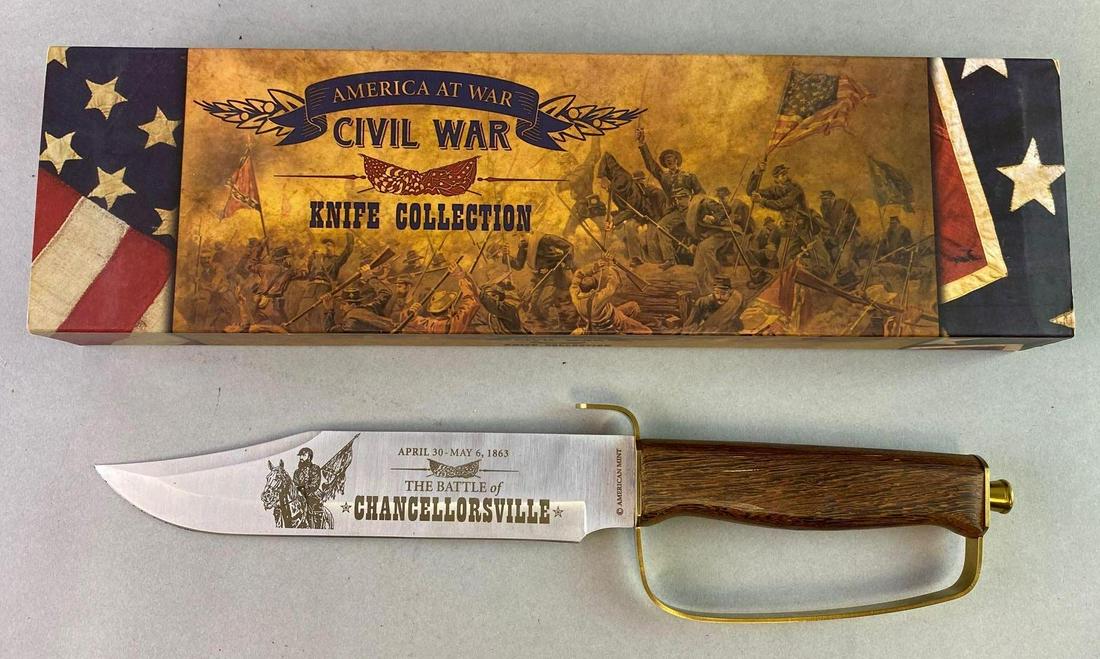 Battle of Chancellorsville Commemorative Bowie Knife (1 of 6)