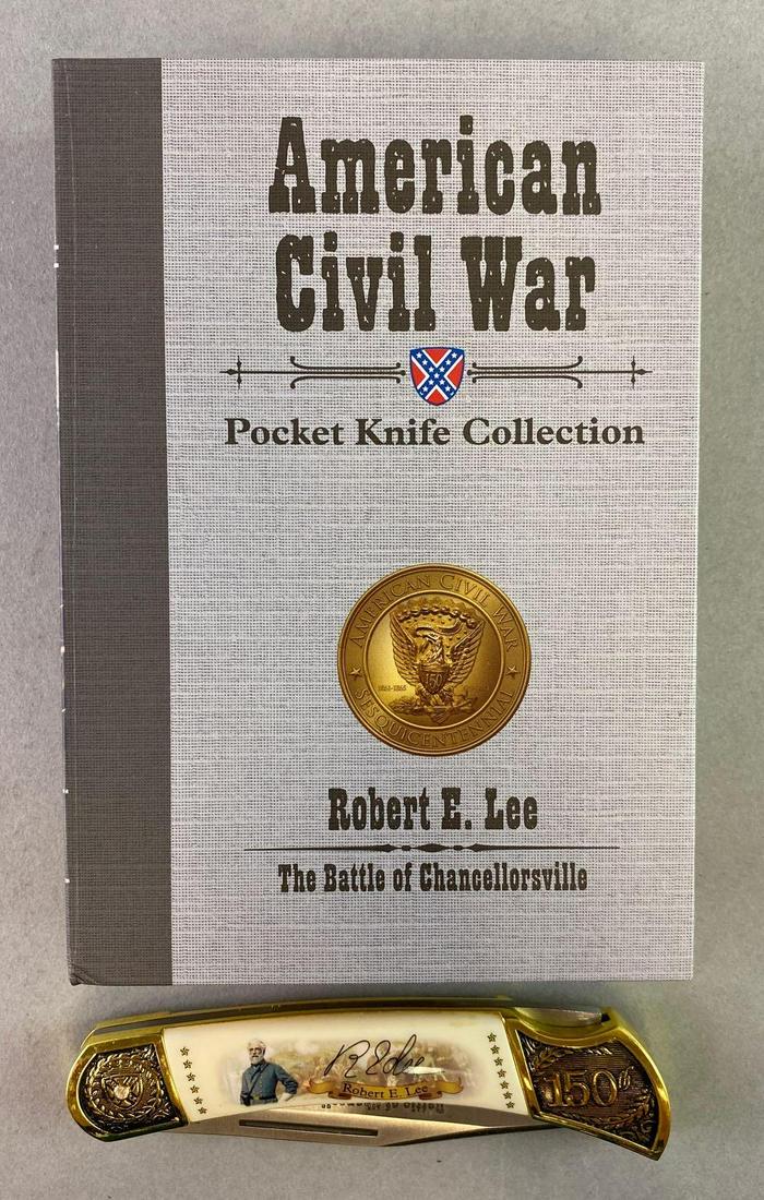 Robert E Lee Commemorative  Pocket Knife (1 of 6)