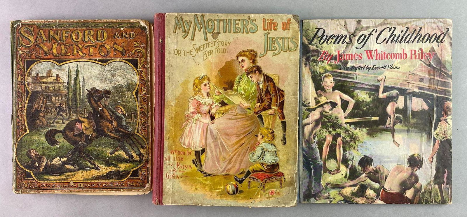 Group of 3 Antique Childrens Books (1 of 10)
