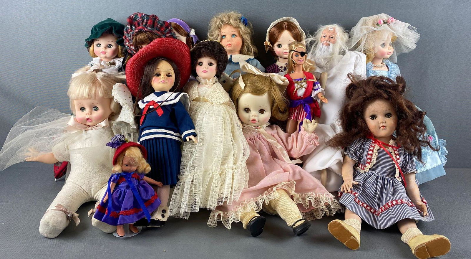 Group of 14 assorted collectible dolls (1 of 12)