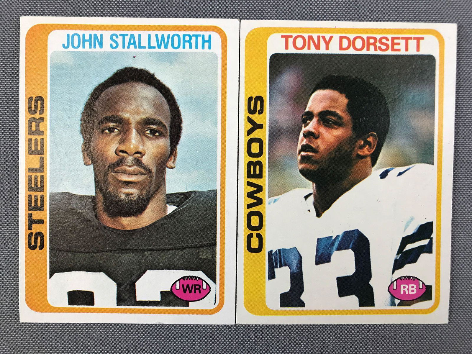 Group of 2 1978 Topps Football Trading Cards (1 of 2)