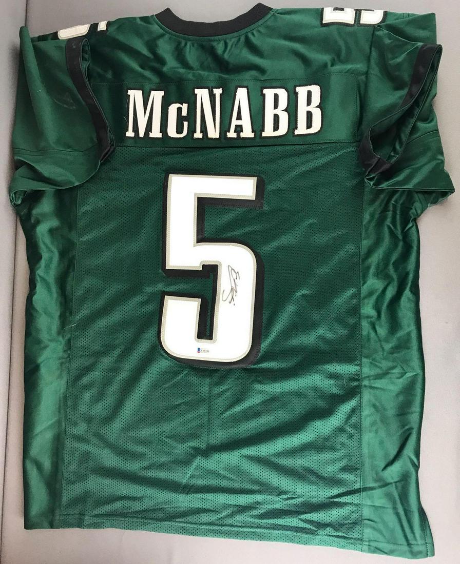 Donovan McNabb Signed Football Jersey #5 (1 of 5)