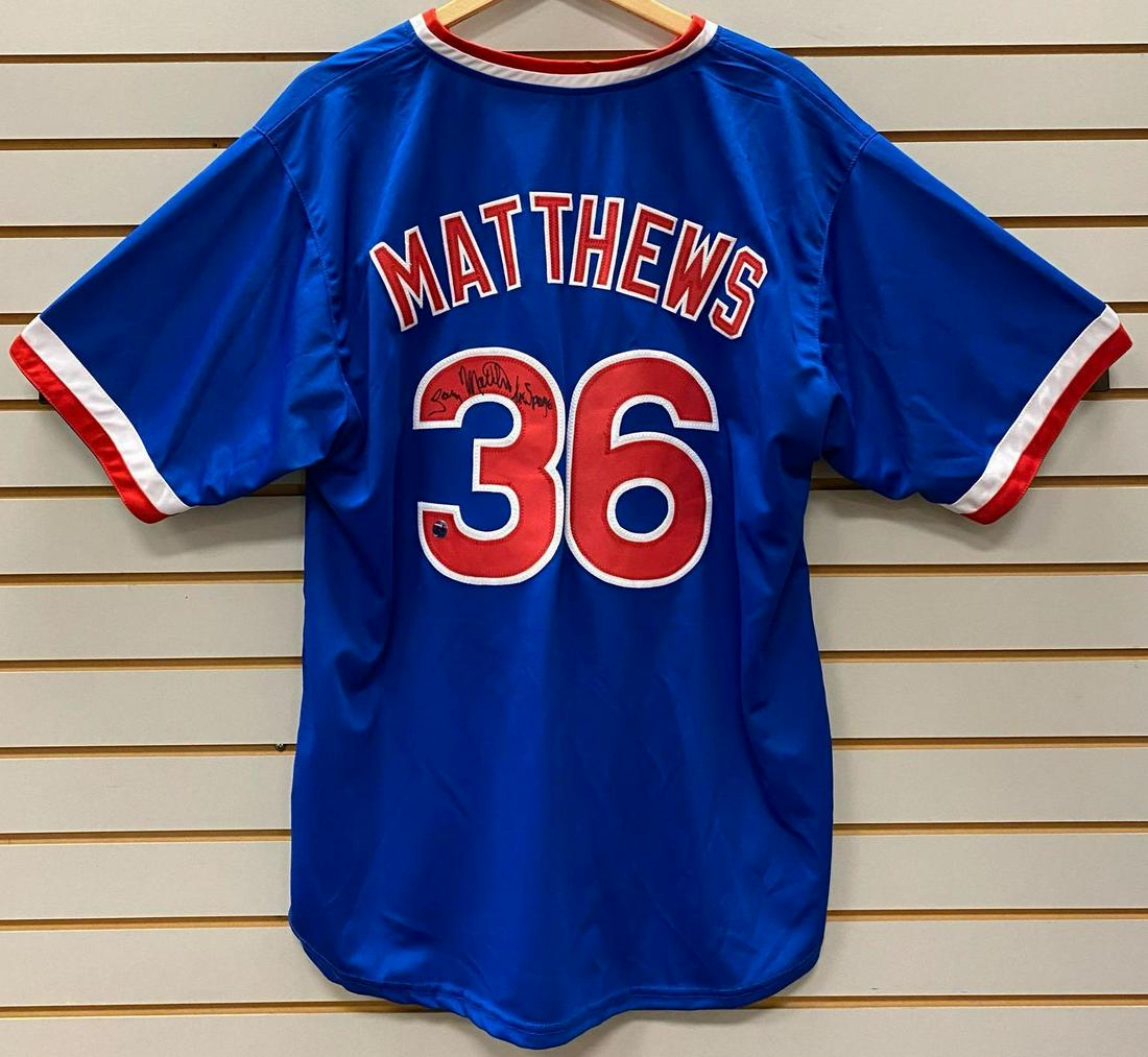 Chicago Cubs Signed Gary Matthews Jersey (1 of 3)