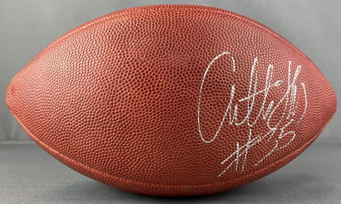 Chicago Bears Signed Anthony Thomas Football (1 of 3)