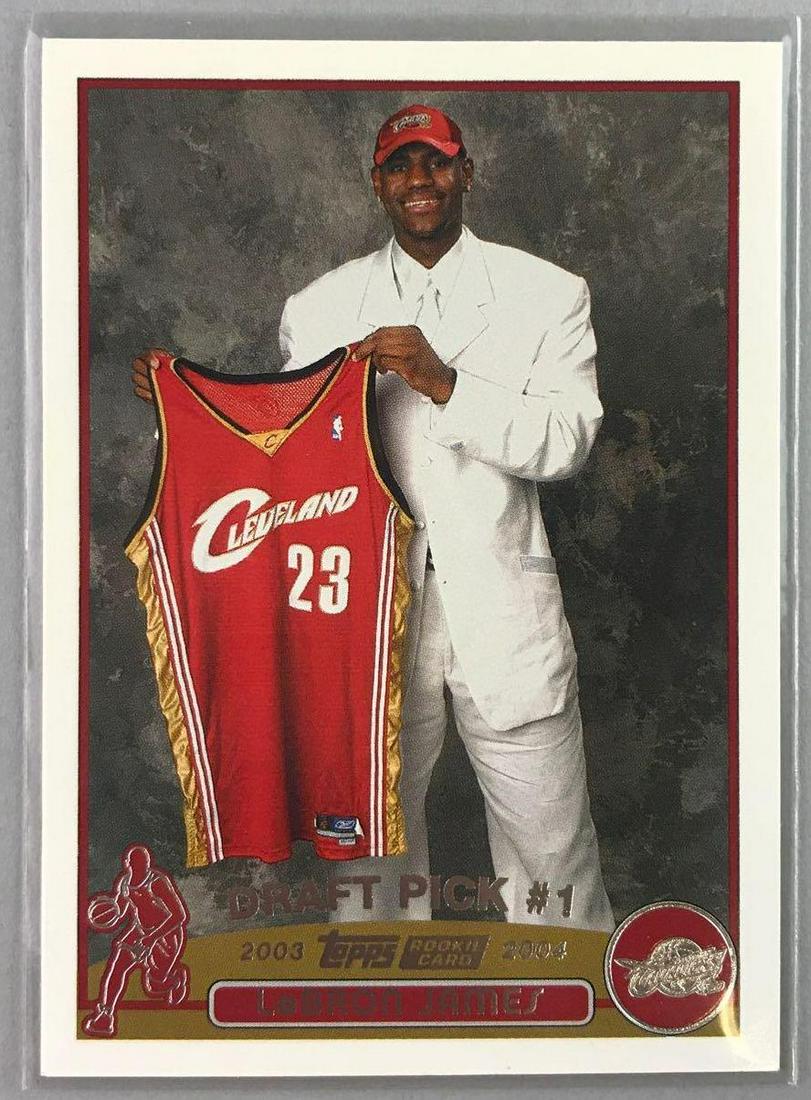 2003 Topps Basketball Lebron James Rookie (1 of 2)