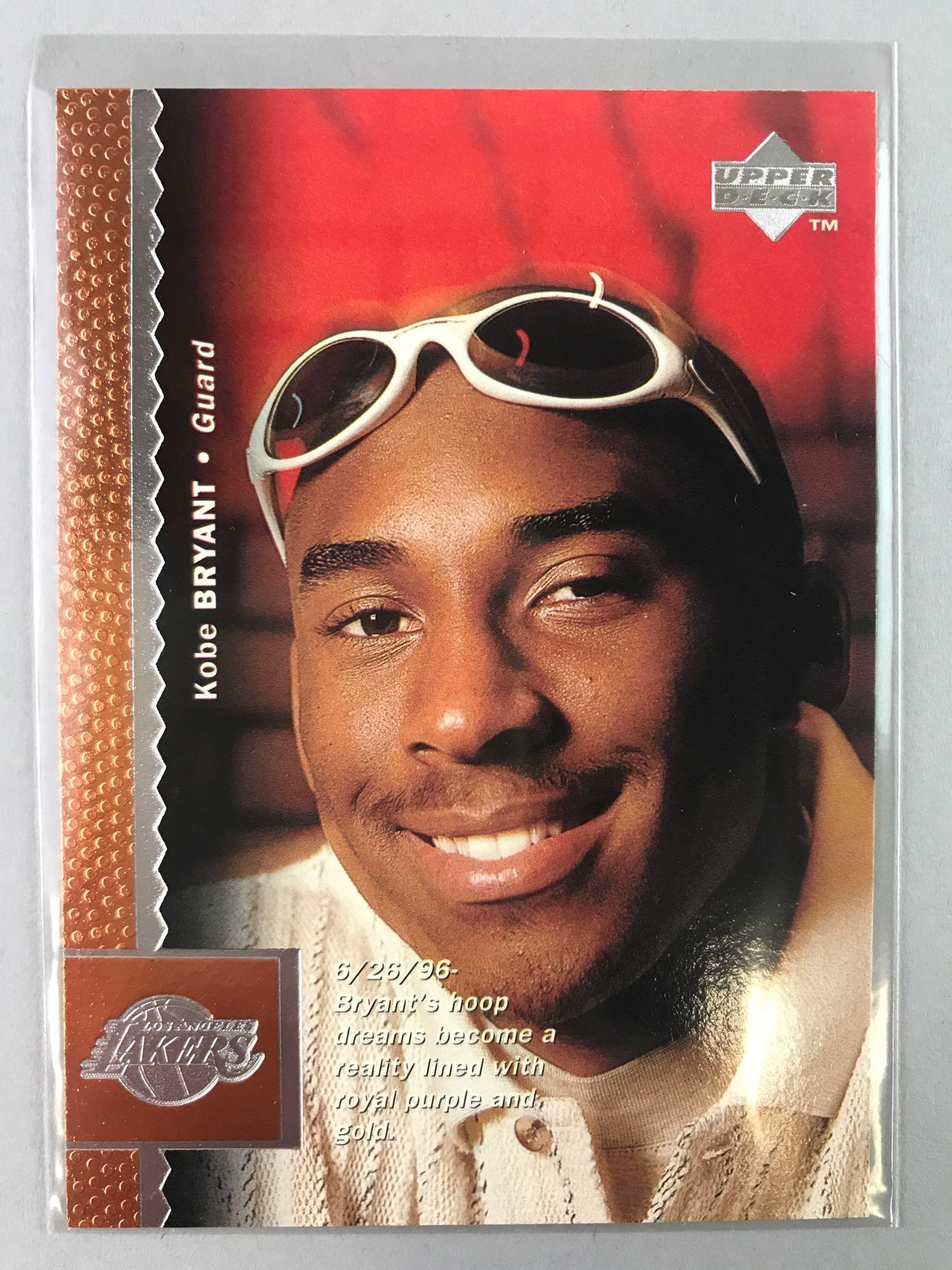 1996 Upper Deck Basketball Kobe Bryant (1 of 2)
