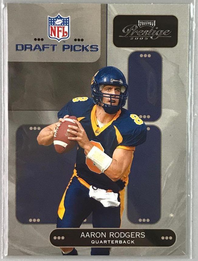 2005 Playoff Prestige Draft Picks Aaron Rodgers (1 of 2)