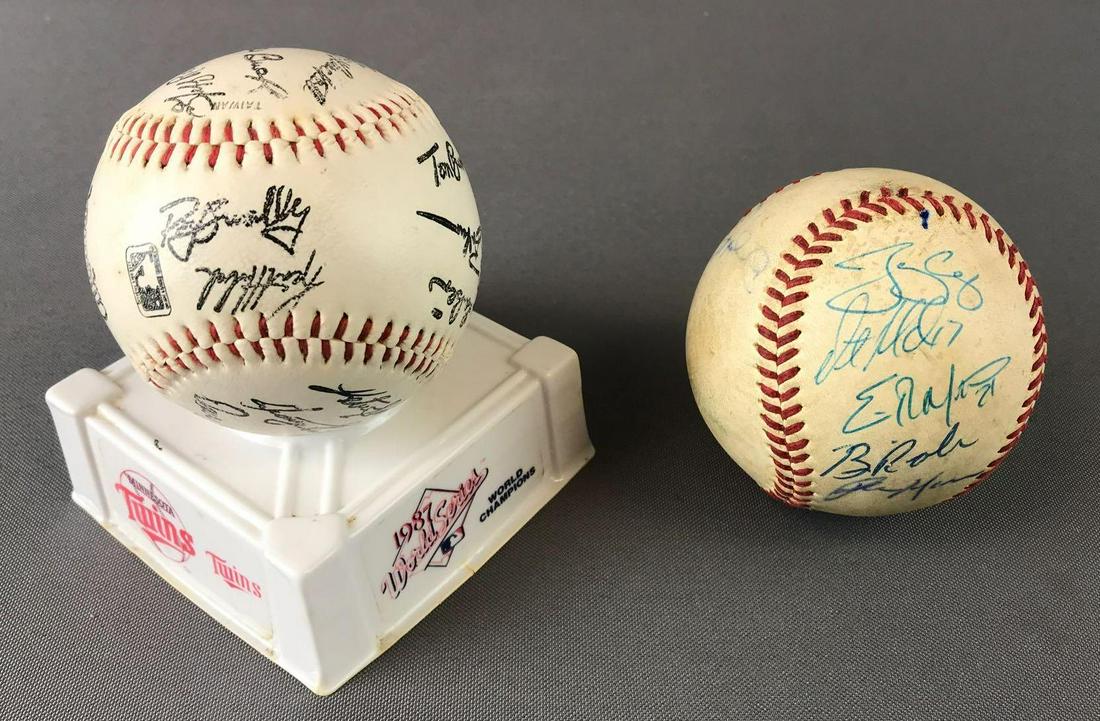 Minnesota Twins Autographed Baseballs (1 of 3)