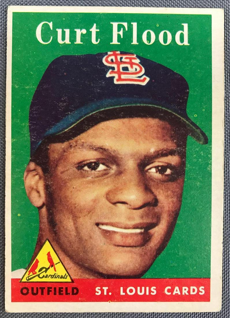 1958 Topps Curt Flood #464 (1 of 2)