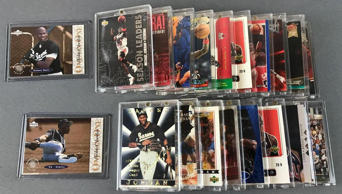 Lot of 20 Michael Jordan Basketball and Baseball cards (1 of 6)
